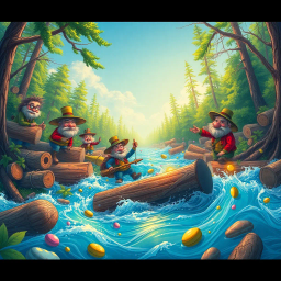 Logjam Chronicles: Whose Logs Are These, Anyway? - Text-based game