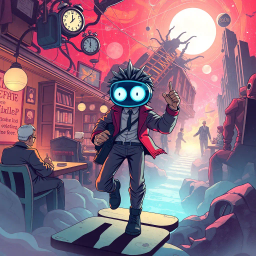 Chronokarma: Whose Time Is It Anyway? - Text-based game
