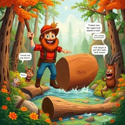 Log Jam: Wood You Believe It? - Text-based game