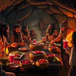 Neanderthal Cook-Off - Text-based game