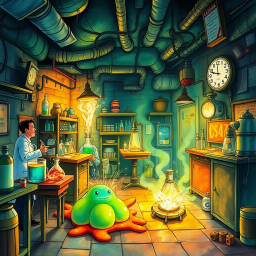 Whose Lab Is It Anyway? - Text-based game
