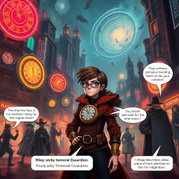 Chronokarma: Whose Time Is It Anyway? - Text-based game