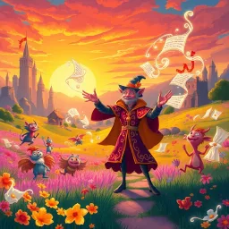 Whimsical Poetry Adventure text games