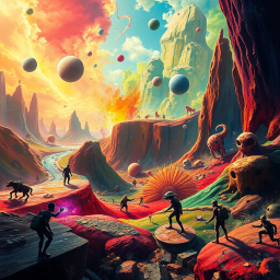 Spectrum Wars: Which Dimension Is It Anyway? - Text-based game