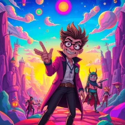 Spectrum Wars: Which Dimension Is It Anyway? - Text-based game