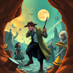 Chrono-Capers: Who's Time Is It Anyway? - Text-based game