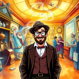 Chrono-Capers: Whose Time Is It Anyway? - Text-based game