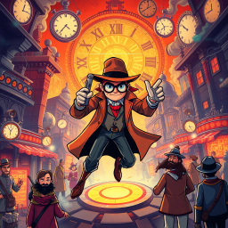 Chrono-Capers: Whose Time is It Anyway? - Text-based game