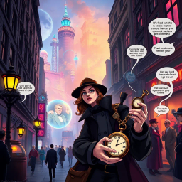 Chrono-Capers: Whose Time Is It Anyway? - Text-based game