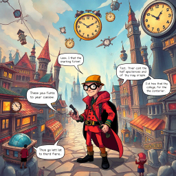 Chrono-Capers: Whose Time Is It Anyway? - Text-based game