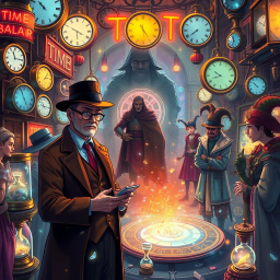 ChronoCatch: Who's Time Is It Anyway? - Text-based game
