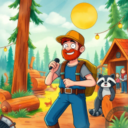 Log Jam: Whose Logs Are These Anyway? - Text-based game
