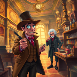 Chrono Caper: Whose Time Is It Anyway? - Text-based game