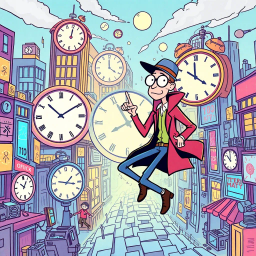 Chrono-Capers: Who's Time Is It Anyway? - Text-based game