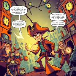 Chrono-Capers: Whose Time Is It Anyway? - Text-based game
