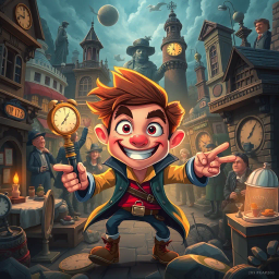 Chrono-Capers: Whose Time Is It Anyway? - Text-based game