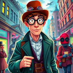 Chrono-Capers: Whose Time is It Anyway? - Text-based game