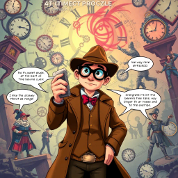 ChronoCaper: Whose Time is it Anyway? - Text-based game