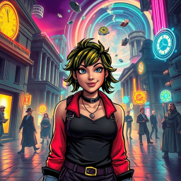 ChronoCaper: Whose Time Is It Anyway? - Text-based game