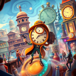 Chrono-Capers: Who's Time Is It Anyway? - Text-based game