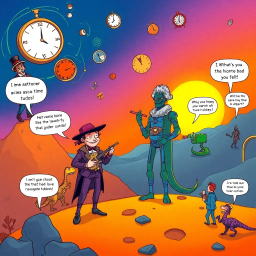 Chronochaos: Whose Time Is It Anyway? - Text-based game