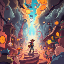 Chrono-Capers: Who's Time is It Anyway? - Text-based game