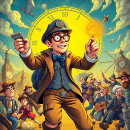 Chrono-Capers: Who's Time is it Anyway? - Text-based game