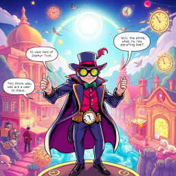 Chrono-Capers: Whose Time Is It Anyway? - Text-based game