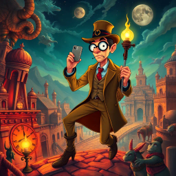 Chrono-Capers: Whose Time Is It Anyway? - Text-based game