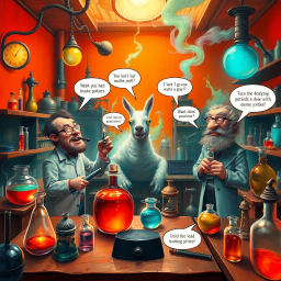 Whose Lab Is It Anyway? - Text-based game