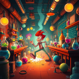 Whose Lab Is It Anyway? - Text-based game