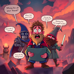 Whose Adventure Is It Anyway? - Text-based game