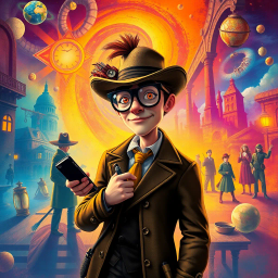 Chrono-Caper: Whose Time is it Anyway? - Text-based game