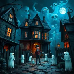 Whose Haunt is This? - Text-based game