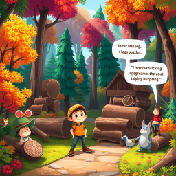 Log Jam: Who's Logs Are These, Anyway? - Text-based game