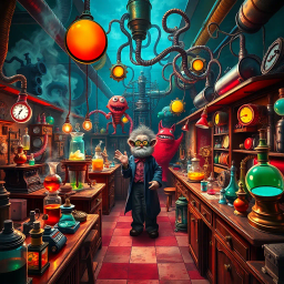Whose Lab Is It Anyway? - Text-based game