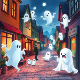 Hello, Whose Ghost Is It Anyway? - Text-based game