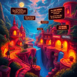 Questception: Who's The Hero, Anyway? - Text-based game