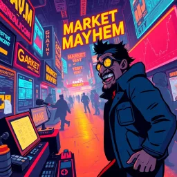 Market Simulation text games