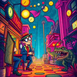 Chrono-Capers: Whose Time Is It Anyway? - Text-based game