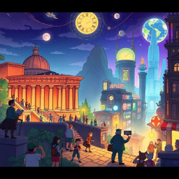Chrono-Capers: Who's Time Is It Anyway? - Text-based game
