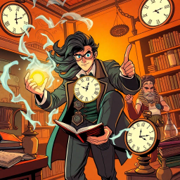 Chrono-Capers: Who's Time Is It Anyway? - Text-based game