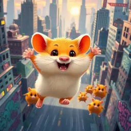 Escape the Fuzzy Hamsters - Text-based game