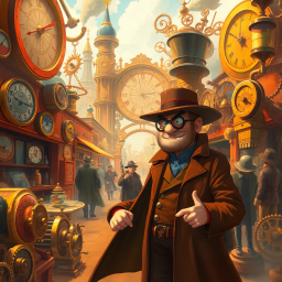 Chrono-Capers: Who's Time Is It Anyway? - Text-based game