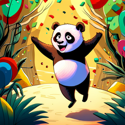 Panda Party Panic - Text-based game