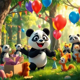 Panda Party Panic - Text-based game