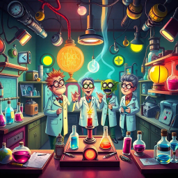 Whose Lab Is It Anyway? - Text-based game