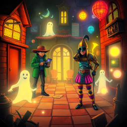 Whose Ghost Is It Anyway? - Text-based game