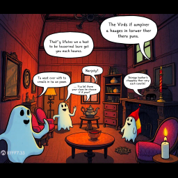 Whose Ghost Is It Anyway? - Text-based game
