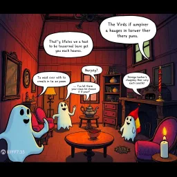 Whose Ghost Is It Anyway? - Text-based game